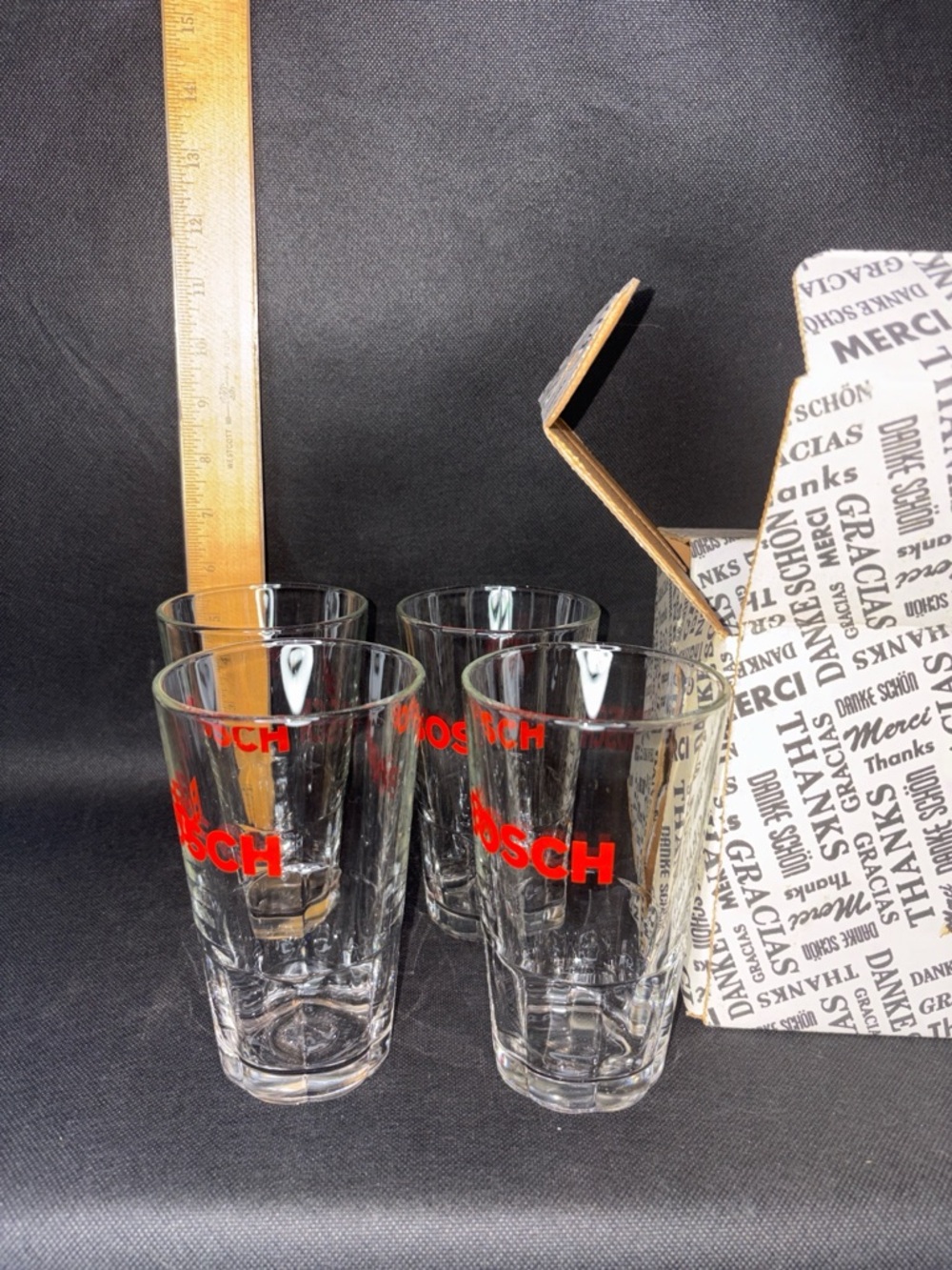 The Bosch Clear Glass Tumbler Set of 4